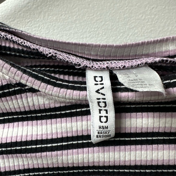 H&M Striped Crop Top - Picture 4 of 4